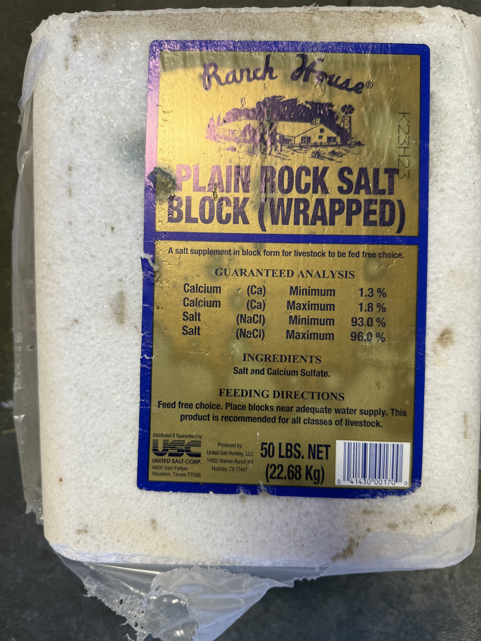 Salt Blocks Farm Ranch House Plain Salt Block – Fairview Feed and Farm Supply